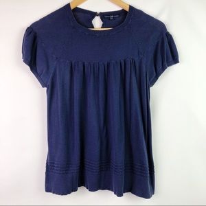 🛍BOGO Gap Navy Sht Sleeve Sweater. Women’s Size M